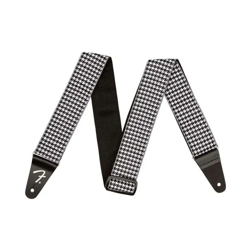 Fender Houndstooth Jacquard Strap White