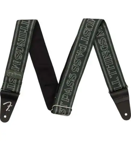 Fender George Harrison All Things Must Pass Logo Strap Green