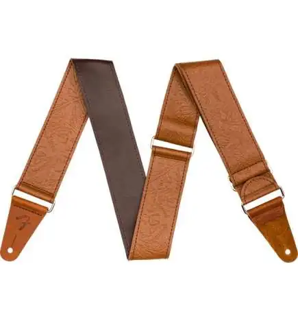 Fender Tooled Leather Guitar Strap 2 Brown