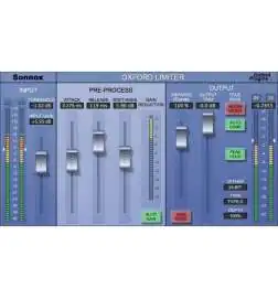 Sonnox Limeter AAX native, RTAS, AU, VST