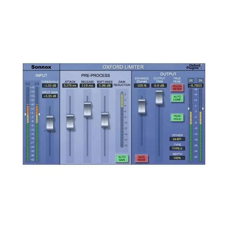 Sonnox Limeter AAX native, RTAS, AU, VST