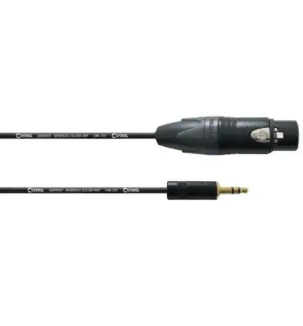 Cordial CPM 3 FW-UNB Câble microphone 3 m