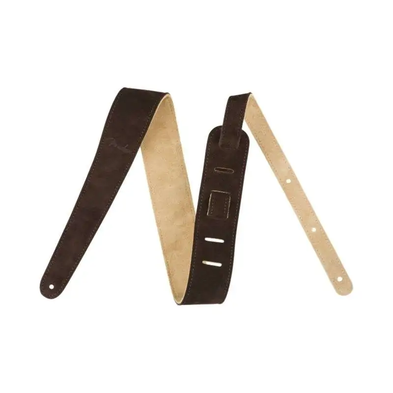 Fender 2" Reversible Suede Strap Brown/Tan