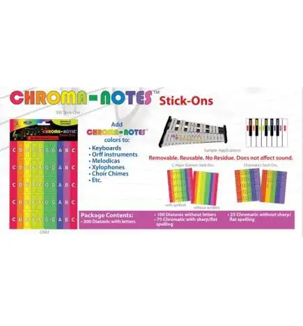 Boomwhackers Stickers BW-CNS1