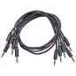 Black Market Modular Patch Cables 750mm Black (5-Pack)