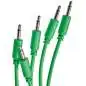 Black Market Modular Patch Cables 1.5m Green (5-Pack)