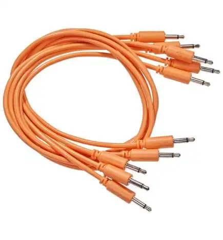 Black Market Modular Patch Cables 250mm Orange (5-Pack)