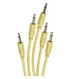 Black Market Modular Patch Cables 250mm Yellow (5-Pack)