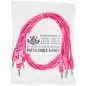 Black Market Modular Patch Cables 750mm Pink (5-Pack)