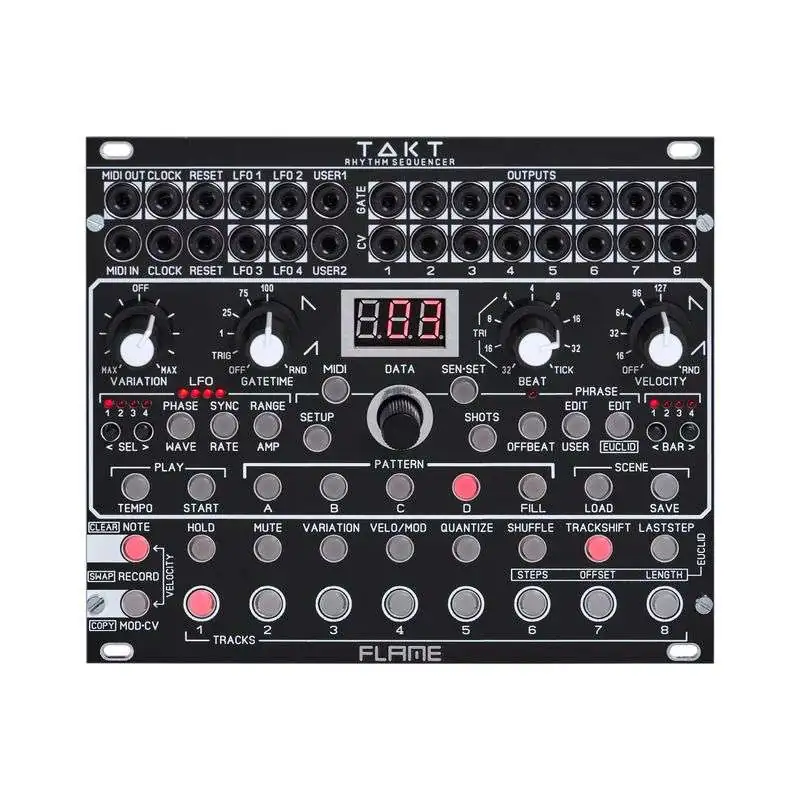 Flame Takt Rhythm Sequencer