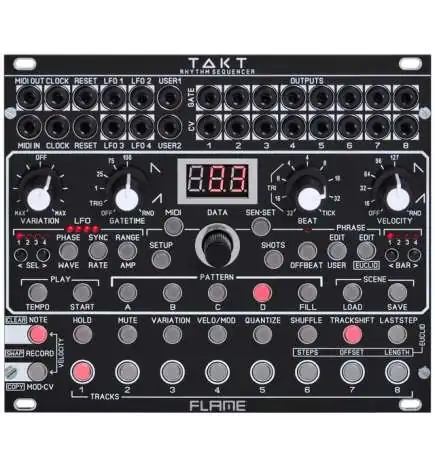 Flame Takt Rhythm Sequencer