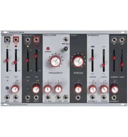 Verbos Electronics Sawtooth Stack Synth Modulo