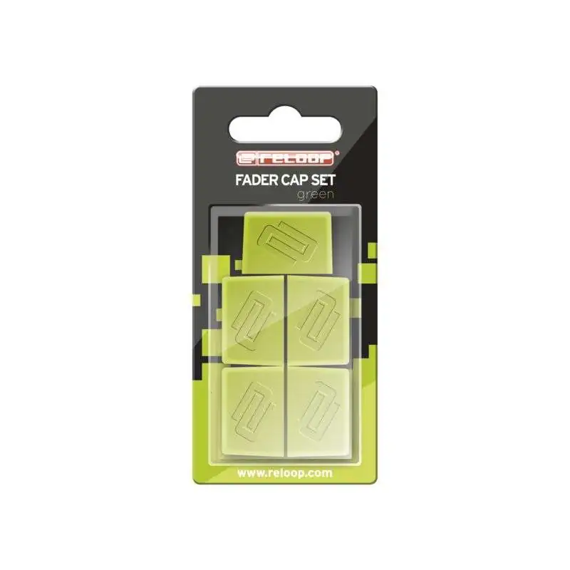 Reloop Set capuchons fader vert