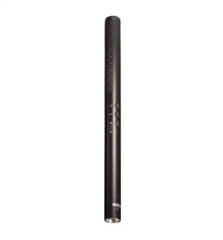 Rode NTG4 Microfone Shotgun com interruptores digitais