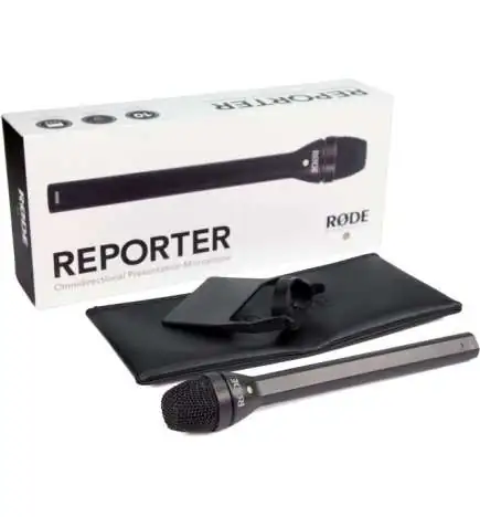 Rode Reporter dyn. Microphone de reportage, omnidirectionnel