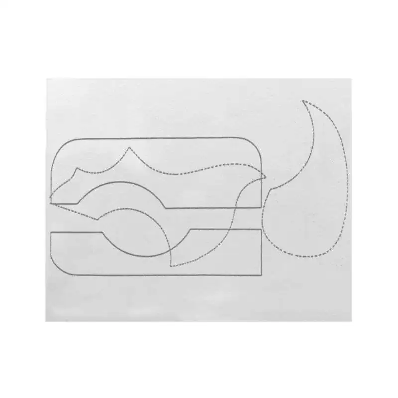 Gewa Pickguard Clear 20 x 25 cm