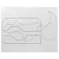 Gewa Pickguard Clear 20 x 25 cm