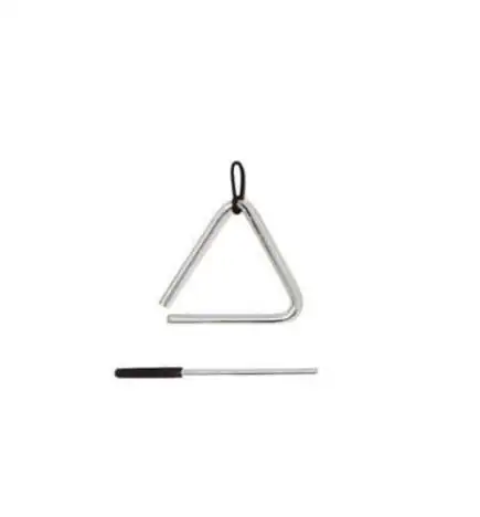 Gewa Triángulo, 10cm, acero, con baqueta