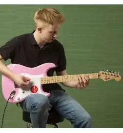 Squier Sonic Stratocaster HT H MN Flash Pink
