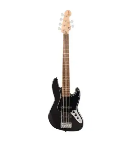 Squier Affinity Series Jazz Bass VI LRL Black Metallic