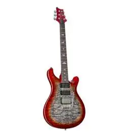 PRS SE Studio Charcoal Cherry Burst
