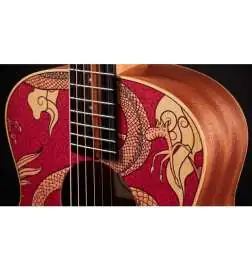Taylor GS Mini-e Special Edition Dragon Art Top