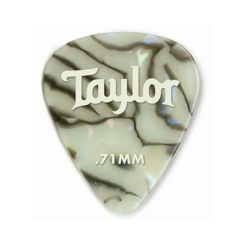 Taylor Celluloid 351 Picks 0.71 Abalone, 12-Pack
