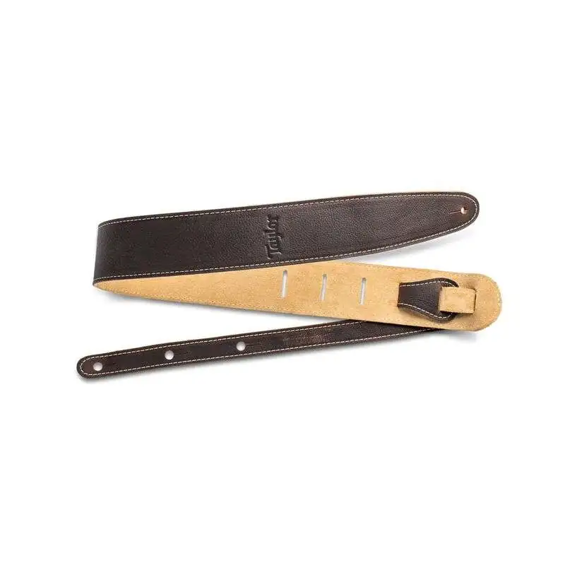 Taylor 2.5" Leather Strap Chocolate Brown