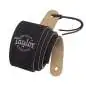 Taylor Black Suede Logo Strap