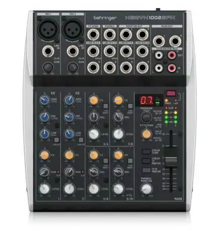 Behringer XENYX 1002SFX Analog mixing console