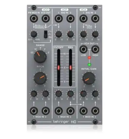 Behringer 110 VCO VCF VCA Synth Módulo