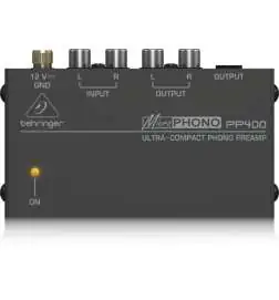 Behringer PP400 Microphono Preamplificador phono