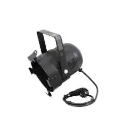 Eurolite PAR-38 Spot Black E-27, incl. Filter Frame
