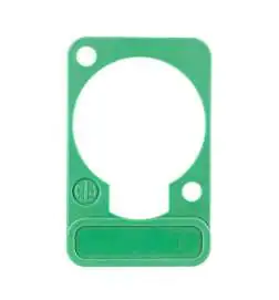 Neutrik DSS-5 Plaque d inscription vert