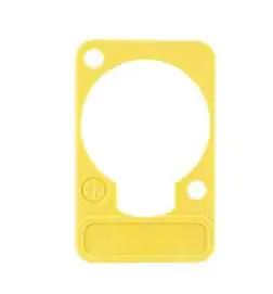Neutrik DSS-4 Placa de identificación para conector