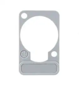 Neutrik DSS-8 Placa de identificación para conector