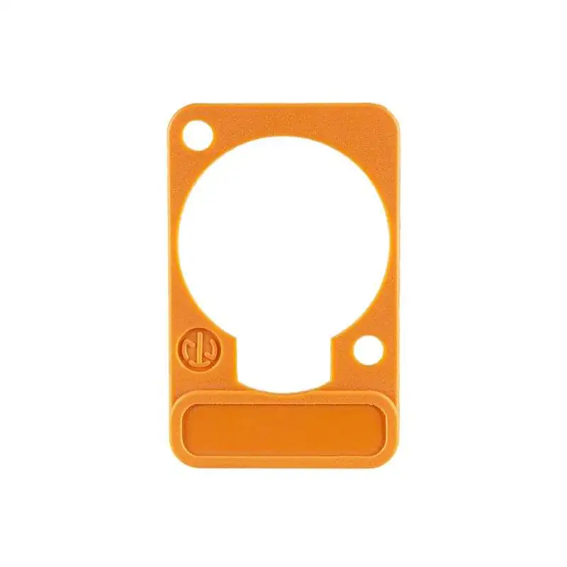 Neutrik DSS-3 schriftplaat orange