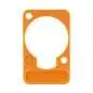 Neutrik DSS-3 Placa de identificación para conector