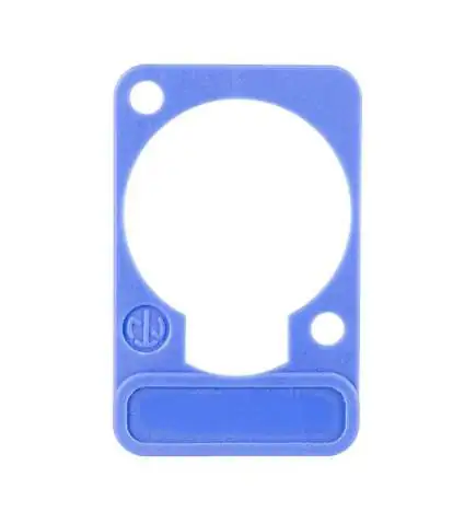 Neutrik DSS-6 Plaque d inscription bleu
