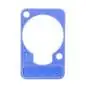 Neutrik DSS-6 Placa de identificación para conector