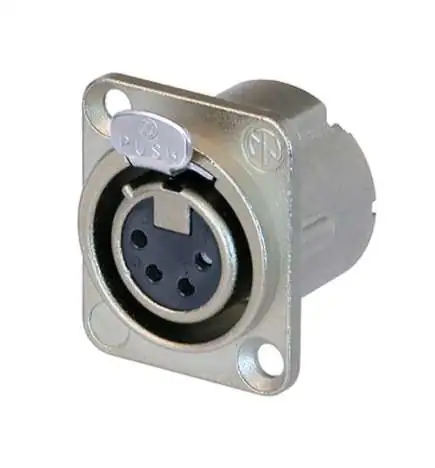 Neutrik NC4FD-LX Chassisaansluiting