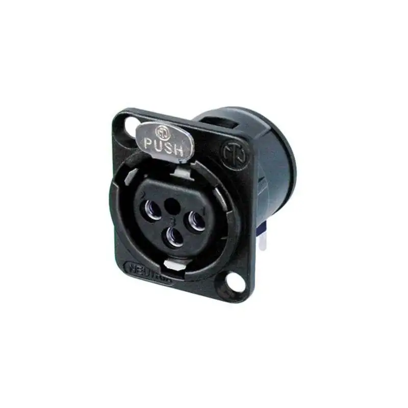 Neutrik NC3FD-H-BAG Chassis Socket