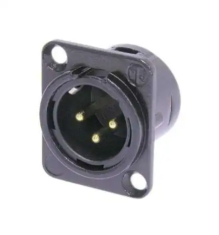 Neutrik NC3MD-L-B-1 Conector de chasis