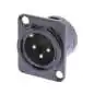 Neutrik NC3MD-L-B-1 Chassis Plug