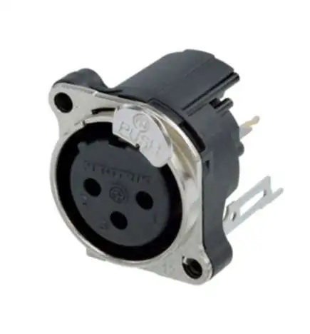 Neutrik NC3FBV2-DA XLR-Chassisbuchse