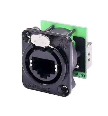 Neutrik NE8FDP-B RJ45 Einbaubuchse