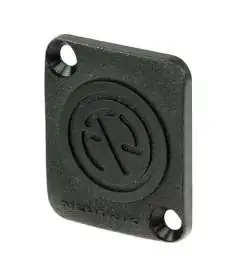 Neutrik DBA-BL Blindstopfen, schwarz