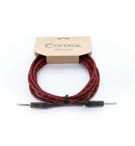 Cordial EI 7.5 PP-TWEED-RD Instrumentkabel 7,5 m