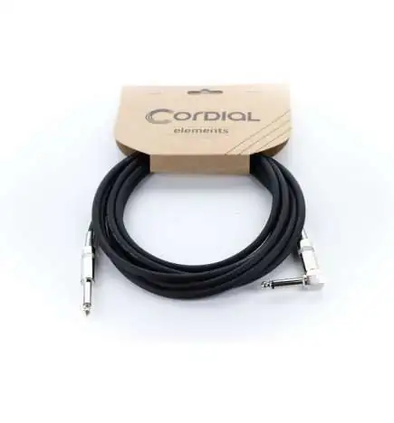 Cordial EI-1.5-PR Instrument Cable Angled 1.5m (Black)