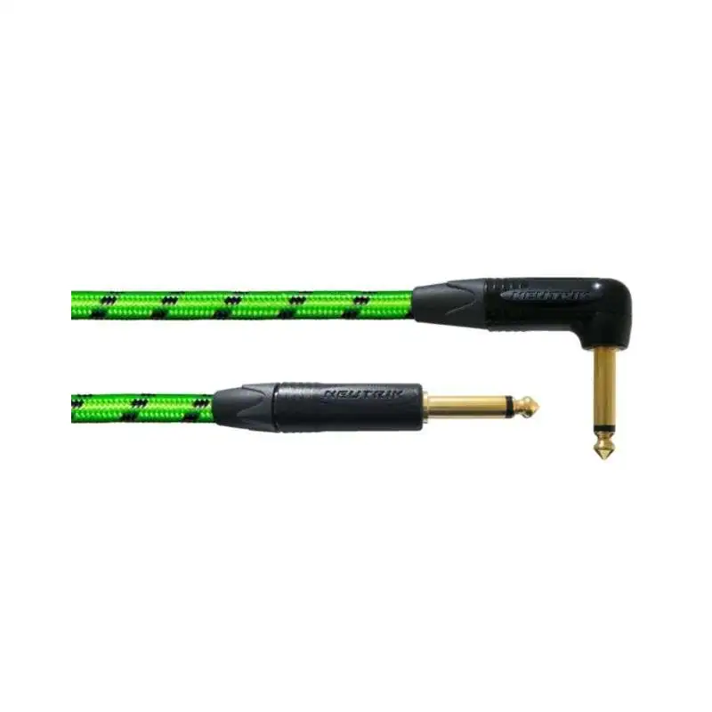 Cordial BLACKLIGHT-EDITION 3 PR-G Instrument Cable 3m Cordial BLACKLIGHT-EDITION 3 PR-G Instrument Cable 3m